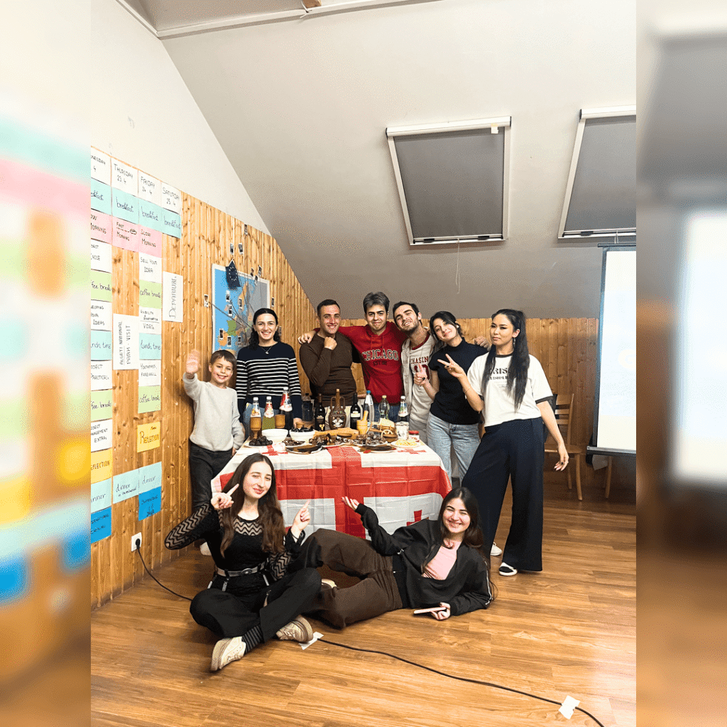 United Vision volunteers participating in Future Stewards International Training Course in Georgia